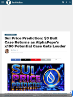 Sui Price Prediction: $3 Bull Case Returns as AlphaPepe’s x100 Potential Case Gets Louder