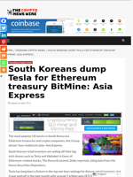 South Koreans dump Tesla for Ethereum treasury BitMine: Asia Express - The Crypto News Wire