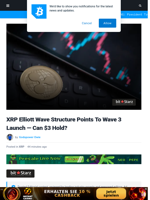 XRP Elliott Wave Structure Points To Wave 3 Launch — Can $3 Hold? | Bitcoinist.com