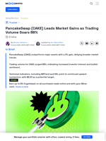 CAKE Token Shows Strong Bullish Momentum – Will $2.81 Hold?