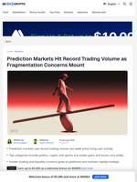 Prediction Markets Boom to Record Highs — But at What Cost?