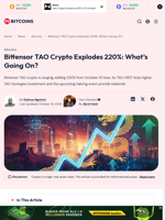 Bittensor TAO Crypto Explodes 220%: What's Going On?