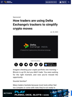 How traders are using Delta Exchange’s trackers to simplify crypto moves