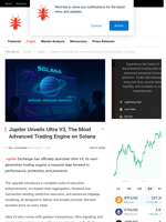 Jupiter Unveils Ultra V3, The Most Advanced Trading Engine...