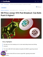 SEI Price Jumps 10% Post Breakout: Can Bulls Push It Higher?