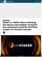 Unstaked, Dogecoin (DOGE), and Pepe (PEPE): Best Performing Crypto Today?