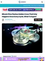 Bitcoin Price Flashes Golden Cross That Only Happens Once Every Cycle, What To Expect