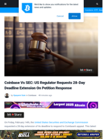 Coinbase Vs SEC: US Regulator Requests 28-Day Deadline Extension On Petition Response | Bitcoinist.com
