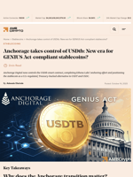 Anchorage takes control of USDtb: New era for GENIUS Act-compliant stablecoins? - AMBCrypto
