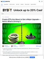 Why Crypto ETF Issuers Are Betting Big on Staking Rewards