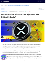Will XRP Price Hit $4 After Ripple vs SEC Officially Ends?