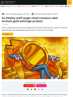 Altura Launches Onchain Gold Arbitrage Vault for Retail Users