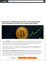 Bitcoin Price Prediction: Could Rate Cuts and $2,000 US Tariff ‘Dividends’ Send BTC Into ‘Supercycle’ Mode?