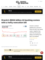 Oracle's $664 billion AI backlog comes with a hefty execution bill
