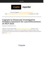 Cognyte to Showcase Investigative Analytics Solutions for Law Enforcement at IACP 2025