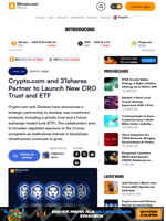 Crypto.com and 21shares Partner to Launch New CRO Trust and ETF – Crypto News Bitcoin News