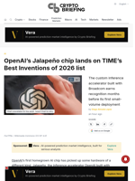 OpenAI's Jalapeño chip lands on TIME's Best Inventions of 2026 list