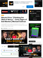 Bitcoin Price "Climbing The Wall Of Worry" - Early Signs Of Bull Market | Michael Sullivan
