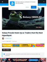 Solaxy ($SOLX) Gains Buzz After Hyperliquid’s Breakout