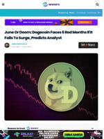 June Or Doom: Dogecoin Faces 6 Red Months If It Fails To Surge