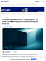 Australia Gambling Ad Crackdown Leaves Polymarket Ban Intact