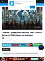 Chainlink’s (LINK) Latest Plan With TradFi Giants To Tackle $50 Billion Corporate Challenges | Bitcoinist.com