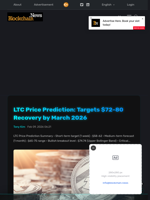 LTC Price Prediction: Targets $72-80 Recovery by March 2026 - Blockchain.News