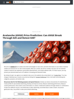 Avalanche (AVAX) Price Prediction: Can AVAX Break Through $25 and Retest $30? - Brave New Coin