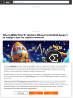 Ethena (ENA) Price Prediction: Ethena Holds $0.65 Support as Analysts Eye 50x Upside Potential - Brave New Coin