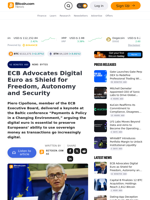 ECB Advocates Digital Euro as Shield for Freedom, Autonomy and Security – News Bytes Bitcoin News