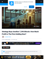 Strategy Buys 7,390 Bitcoin: How Much Profit Is Firm In Now?