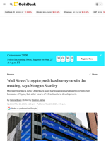 Morgan Stanley's Amy Oldenburg says Wall Street’s crypto push isn’t about FOMO