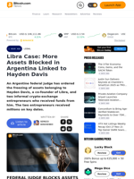 Libra Case: More Assets Blocked in Argentina Linked to Hayden Davis – Legal Bitcoin News