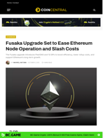 Fusaka Upgrade Set to Ease Ethereum Node Operation and Slash Costs - CoinCentral