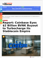Report: Coinbase Eyes $2 Billion BVNK Buyout to Turbocharge Its Stablecoin Empire - The Crypto News Wire