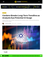 Cardano Breaks Long-Term Trendline as Analysts Eye Potential $3 Surge - CoinCentral