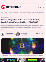 Bitcoin Whales Selling As Institutions Buy: BTCUSDT To $120k?