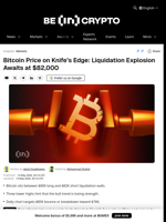 Bitcoin Price on Knife's Edge Between Two Critical Levels