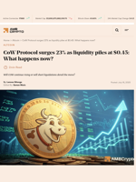 CoW Protocol surges 23% as liquidity piles at $0.45: What happens now? - AMBCrypto