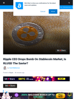 Ripple CEO Drops Bomb On Stablecoin Market, Is RLUSD The Savior? | Bitcoinist.com