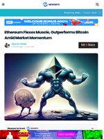 Ethereum Flexes Muscle, Outperforms Bitcoin Amid Market Momentum