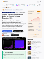 Social Trading Predictions Point to Crypto's Next Roaring Kitty