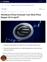 Worldcoin Price Forecast: Can WLD Price Regain $2 In April?