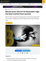 Will Bitcoin's Latest Sunday Pump be Different This Time?