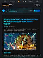 Bitcoin Cash (BCH) Surges Past $598 as Technical Indicators Flash Bullish Signals - Blockchain.News
