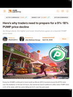 Here's why traders need to prepare for a 9%-18% PUMP price decline - AMBCrypto