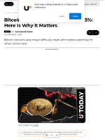 Bitcoin Mining Difficulty Drops 18.5%: Here Is Why It Matters - U.Today