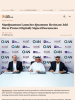 SignQuantum Launches Quantum-Resistant Add-On to Protect Digitally Signed Documents - AMBCrypto