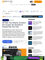 25-Year Tax Veteran Answers the Crypto Tax Questions People Ask Too Late – Interview Bitcoin News