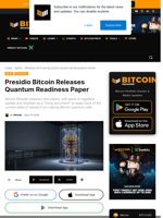 Presidio Bitcoin Releases Quantum Readiness Paper